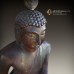 16 inches height brass antique Sri Lanka buddha statue- අගල් 16 උස බුද්ධ ප්‍රතිමාව