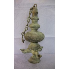 14'' High Old Dambadeni Oil Lamp