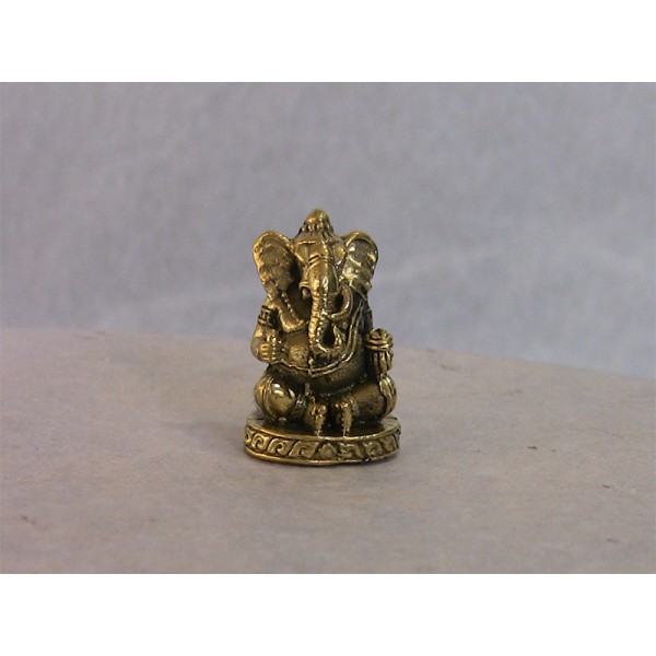 2" Brass Ganesh