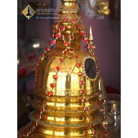 30 Inches Height Gold Color Brass Sthupa(අඟල්  30 උස රන් ආලේපිත පිත්තල කරඬු )