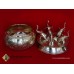 5 Elephant Decorative Begging Bowl (L) (අලි 5 කැටයම් පත්තරා- L)