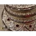 16'' Decorated silver plated sthupa-අගල්අ 16 උස අලංකාරව පිත්තලෙන් සදා රිදී ආලේපන කරන ලද කරඬු