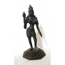 8'' height Parwathi Brass Stature