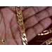 22 Inch 10mm 22k Gold Plated Gents Brass Neckless