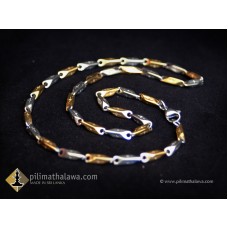 6mm Brass & Stainless Steel 2 Color Chain