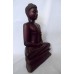 12" Height Wood Buddha Statue